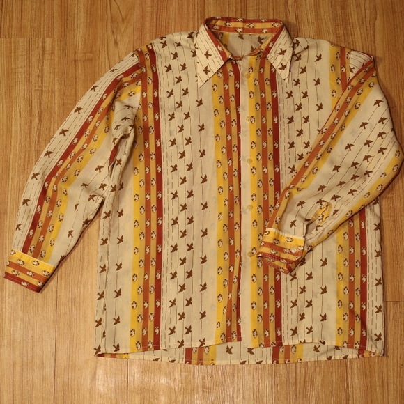 Vintage 70's button up shirts Clearance